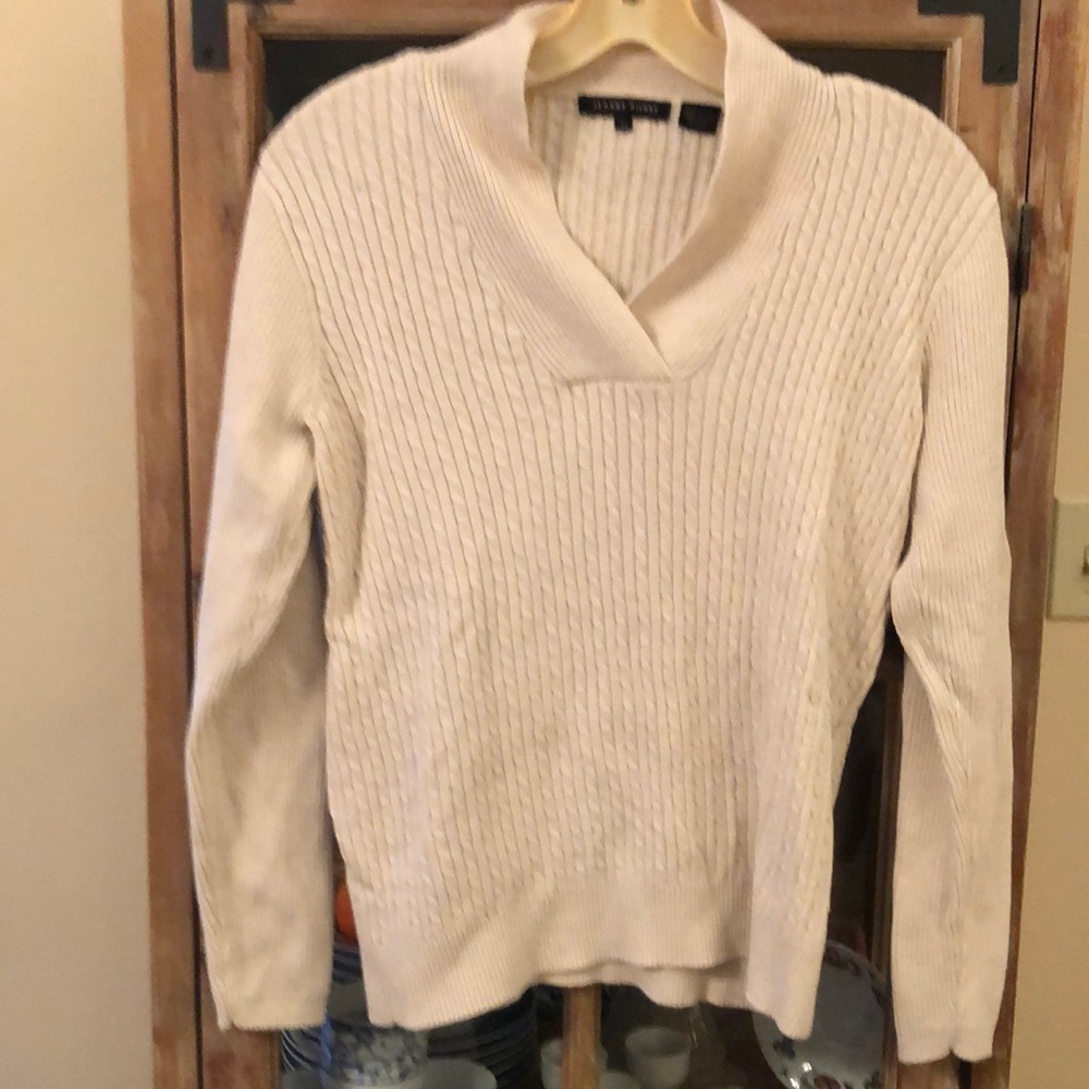 Women’s classic shawl collar baby cable sweater